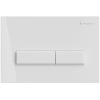 Кнопка смыва Aqueduto Retangulo RET0110 для инсталляции, белый глянец