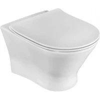 Унитаз подвесной Roca Leon ZRU9307612 безободковый, белый