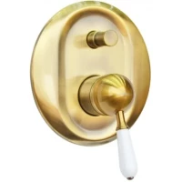 Смеситель для ванны Magliezza Grosso Bianco 50147-br встраиваемый, бронза