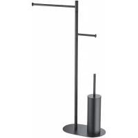 Комплект для туалета Timo Saona 13085/03 напольный, черный матовый