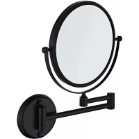 Зеркало косметическое Azario Altre AZ-211В-6 с 3x увеличением, настенное, черный матовый