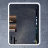 Зеркало Vincea VLM-3MA600-2 60x80 см, с LED-подсветкой, сенсорным выключателем, диммером, антизапотеванием