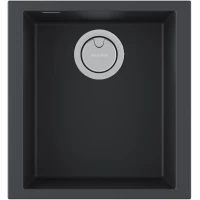 Кухонная мойка Paulmark Acrystone Neo Classic Anthracite PM964144-AN 41x43,5 см, антрацит