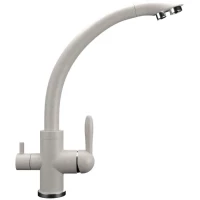 Смеситель для кухни Ulgran UQ-017-10 с подключением к фильтру, песочный