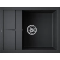 Кухонная мойка Omoikiri Tetogranit Sumi 65-BL 4993670 65x50 см, черный