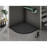 Душевой поддон из литьевого мрамора 100x100 см WeltWasser WW TRR 100 STONE-BL 10000004386