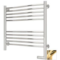 Полотенцесушитель электрический 600x600 золотой МЭМ правый Сунержа Флюид 2.0 03-5221-6060