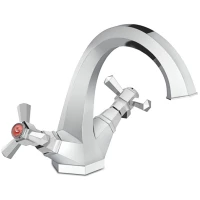 Смеситель для раковины Stella Eccelsa EC 00006 CR00 с донным клапаном, хром