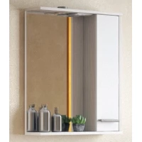 Зеркальный шкаф 65x74 см лайн Corozo Лорена SD-00000295
