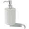 Дозатор для жидкого мыла Stil Haus Buket BK30(08-BI) настенный, хром/белый - 1