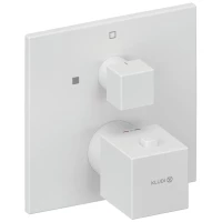 Термостат для душа Kludi Decus 548855375 встраиваемый, белый матовый