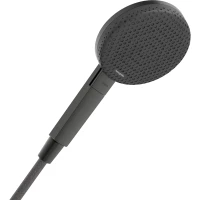 Душевая лейка Hansgrohe Raindance Alive Select S 24512340 125 мм, 3 режима, черный хром матовый