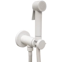 Гигиенический душ Bossini Paloma Flat E37015B.045 со смесителем, белый матовый