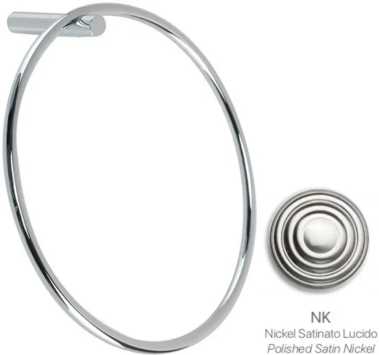 Полотенцедержатель кольцо Stil Haus Hashi HS07(36) никель