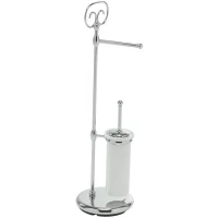 Комплект для туалета Stil Haus Idra I20(08-BI) напольный, хром/белый