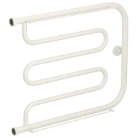 Полотенцесушитель водяной 500x650 античное белое золото Сунержа Лира +2 полки 10-4012-5065