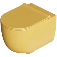 Унитаз подвесной Alice Unica 32254196 безободковый, торнадо, мед глянец