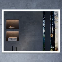 Зеркало Vincea VLM-3VN9008-2 90x80 см, с LED-подсветкой, сенсорным выключателем, диммером, антизапотеванием