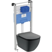 Комплект подвесной унитаз T0079V3 + T3527V3 + система инсталляции R020467 Ideal Standard Prosys Tesi T3868V3