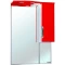 Зеркальный шкаф 65x100 см красный глянец/белый глянец R Bellezza Лагуна 4612110001035 - 1