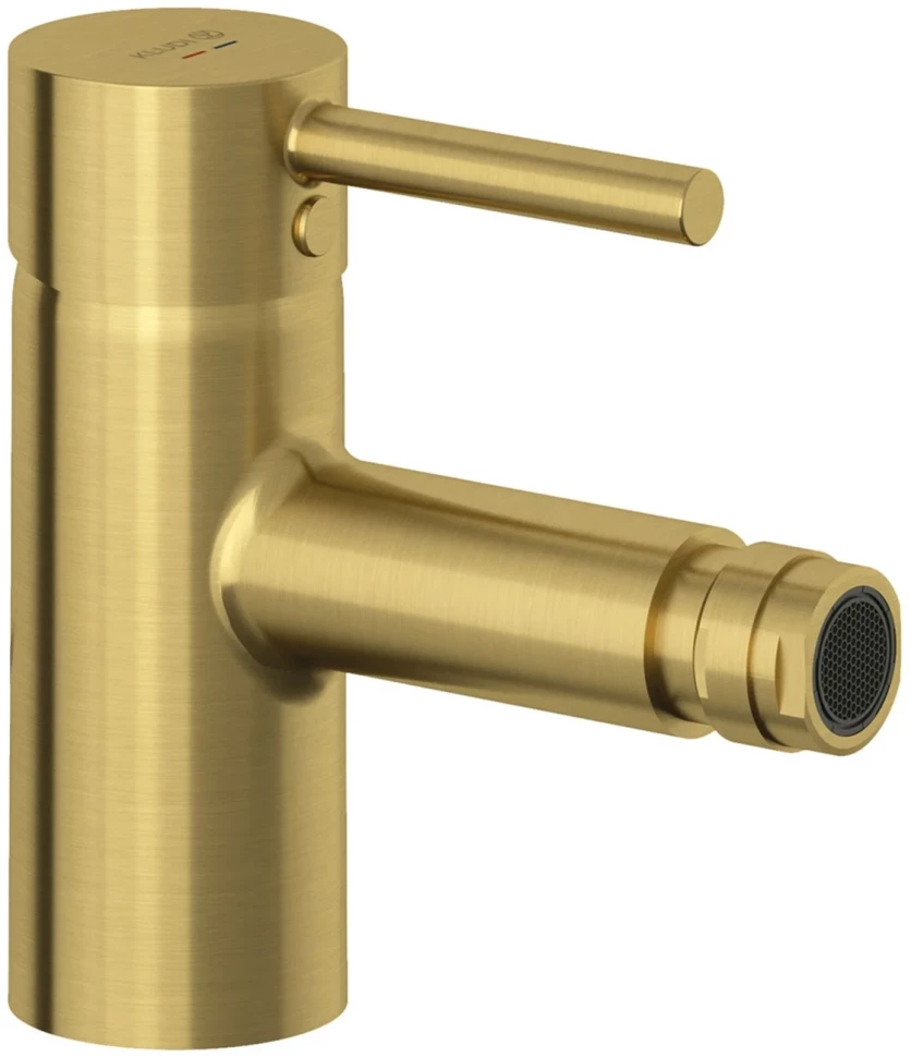 

Смеситель для биде Kludi Bozz 38533N076 с донным клапаном, золотой матовый