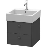 Тумба графит матовый 48,4 см Duravit Brioso BR415204949