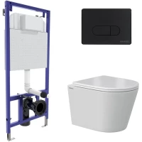 Комплект подвесной унитаз Berges Vita + система инсталляции Berges Novum D5 043376