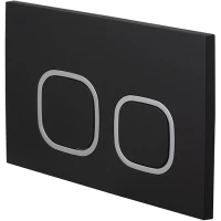 Кнопка смыва Noken I-comfort Line Crystal 100290181 для инсталляции, черный/хром/черный