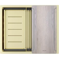 Кухонная мойка Paulmark Next-Multi Sink PM785445-LG 54x45 см, светлое золото