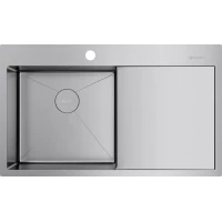 Кухонная мойка Omoikiri Akisame 86-IN-L 4993760 86x51 см, нержавеющая сталь