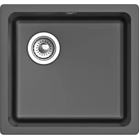 Кухонная мойка Rivelato Berkana BK-45 antracite 49x46 см, антрацит
