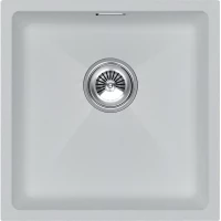 Кухонная мойка Paulmark Lumi LU45-WH 45,5x46 см, белый