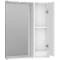 Зеркальный шкаф Brevita Balaton BAL-04065-01-П 62,5x80 см R, с подсветкой, выключателем, белый матовый - 4