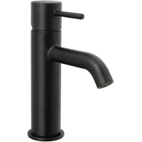 Смеситель для раковины Mariani Next A14380NS12 без донного клапана, черный матовый