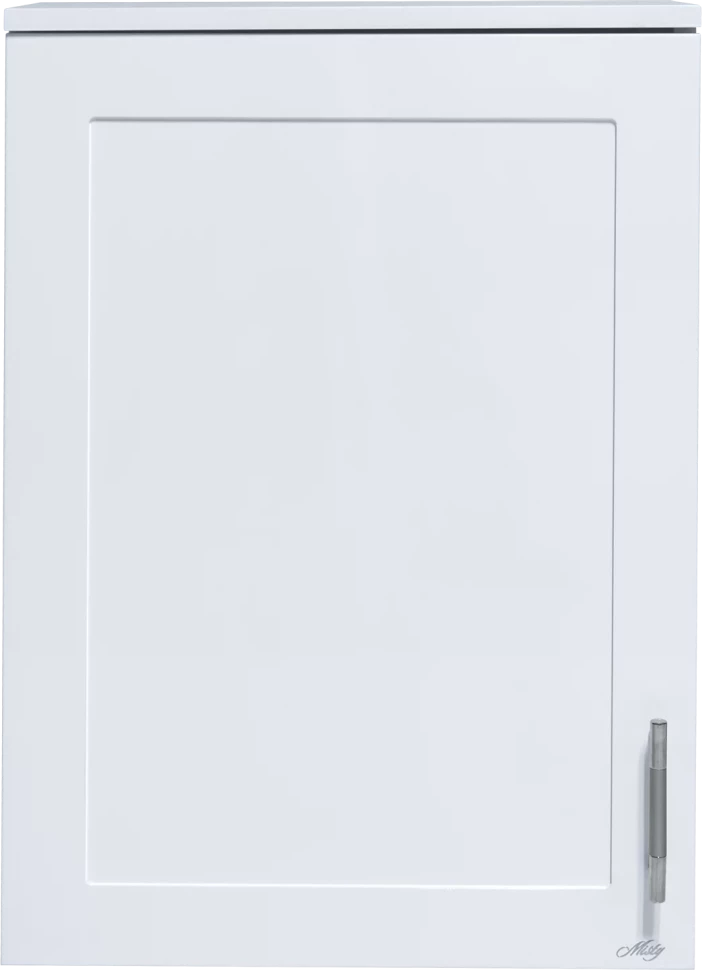 Шкаф одностворчатый Misty Купер П-Куп08050-031Л 49,8x70,1 см L, белый матовый