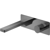 Смеситель для раковины Feramolli Dante GS8824S CoolStart, встраиваемый, графит матовый