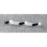 Планка с крючками Colombo Design Time W4257 для ванны, хром