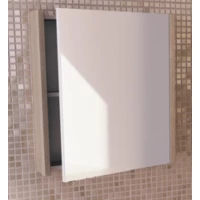 Зеркальный шкаф 60x67 см сосна лоредо Comforty Тулуза 00003121350