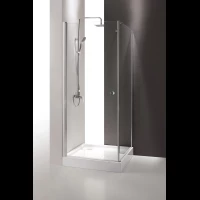 Душевой уголок Cezares Triumph 90x90 см текстурное стекло TRIUMPH-D-A-1-90-P-Cr-L