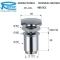 Донный клапан Remer 905SCC2114 - 2