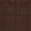 Клинкерная плитка Каир 4Д  коричневый рельеф 29.8x29.8