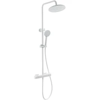 Душевая система Wonzon & Woghand Stay 1 WW-B3051-A-MW 230 мм, с термостатом, белый матовый