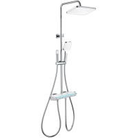 Душевая система Wonzon & Woghand Muse Lumia WW-B4174-CR 300x200 мм, с термостатом, хром