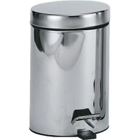 Мусорное ведро Nofer 09100.30.B 30л, с педалью, хром