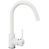 Смеситель для кухни белый Ukinox 7006 - 07