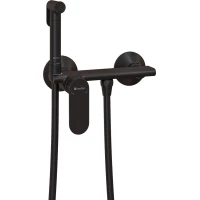 Гигиенический душ Knotlor Dew FHS01S0BL со смесителем, черный матовый