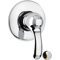 Смеситель для душа Emmevi Harmony 22009/BO встраиваемый, золотой/белый