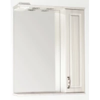 Зеркальный шкаф 65x83 см рельеф пастель Style Line Олеандр-2 ЛС-00000202