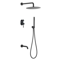 Душевой комплект 300 мм Boheme Uno 464-2-B 