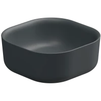 Раковина-чаша GSG Hit HILAVQU42028 42x42 см, накладная, антрацит матовый